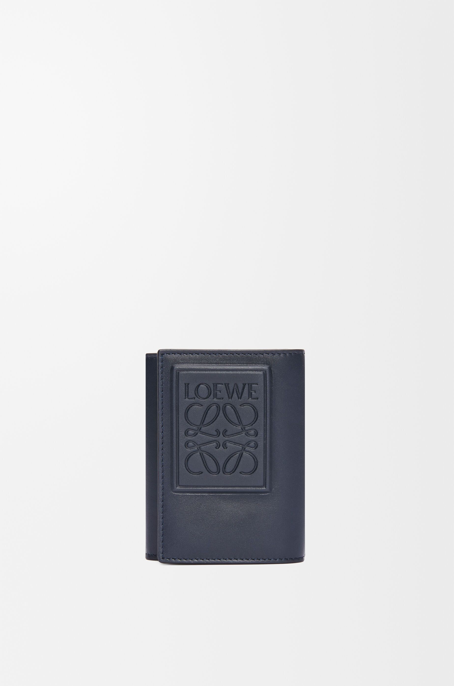 지갑 새틴 카프스킨 Trifold wallet in satin calfskin C565TR2X04 Deep Navy
