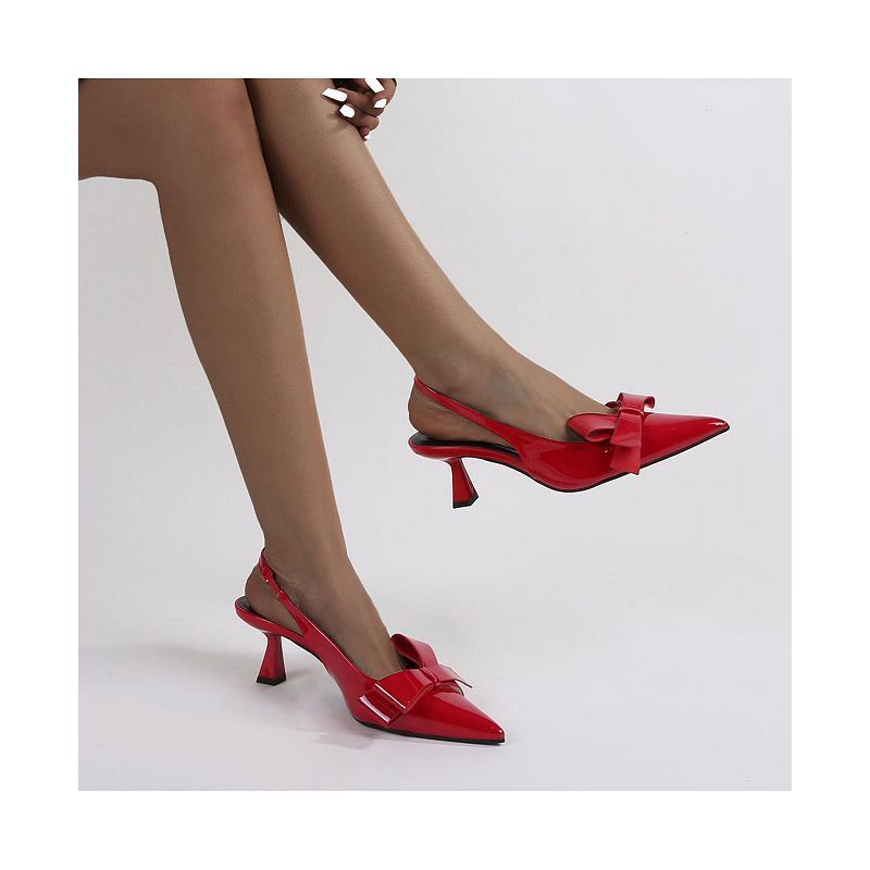슬링백 Calliope Slingback Kitten Heels 20462315 Red
