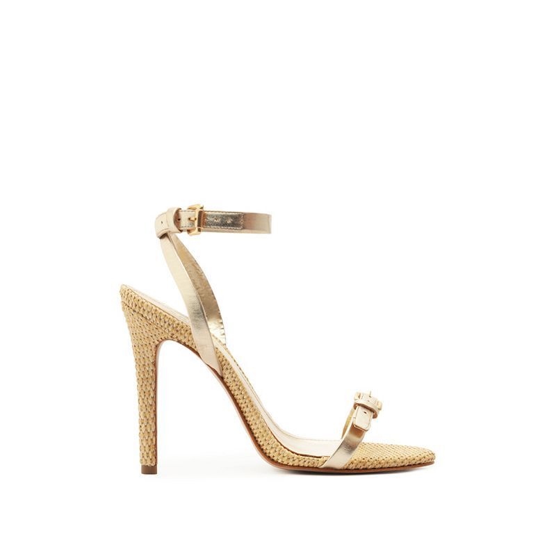여성 하이 스틸레토 샌들 Women's Aurora High Stiletto Sandals 17892518 Gold