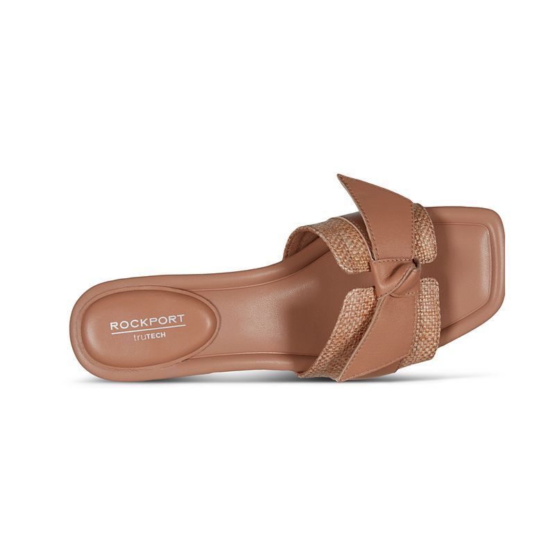 락포트(Rockport) | 여성 스퀘어 드레스 샌들 Womens Carsie Square Toe Dress Sandals 21097838 Medium Natural | 트렌비