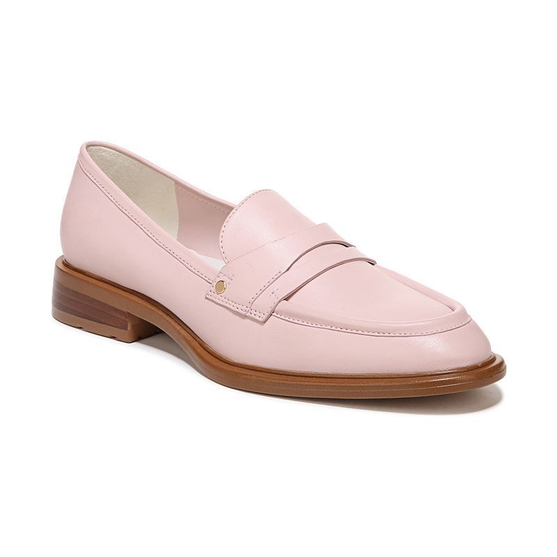 여성 에디스 아몬드 페니 로퍼 Women's Edith Almond Toe Penny Loafers 15078658 Light Pink Faux Leather