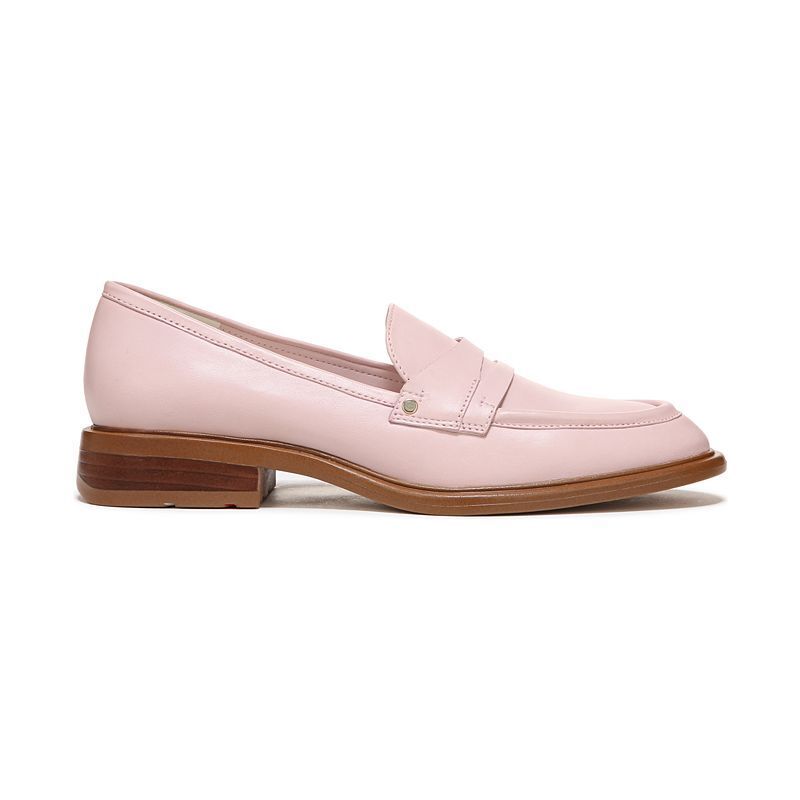 여성 에디스 아몬드 페니 로퍼 Women's Edith Almond Toe Penny Loafers 15078658 Light Pink Faux Leather