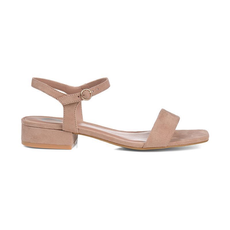 여성 블록 힐 플랫 샌들 Women's Beyla Block Heel Flat Sandals 10584686 Blush