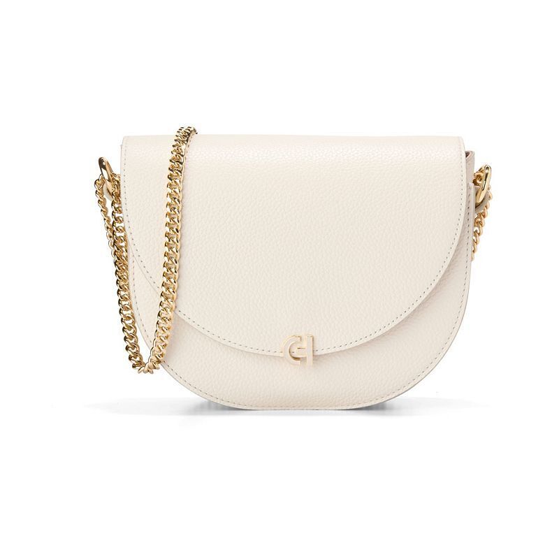 체인 스몰 새들 가방 Evie Chain Small Saddle Bag 21171165 Ivory