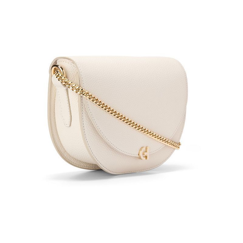 체인 스몰 새들 가방 Evie Chain Small Saddle Bag 21171165 Ivory