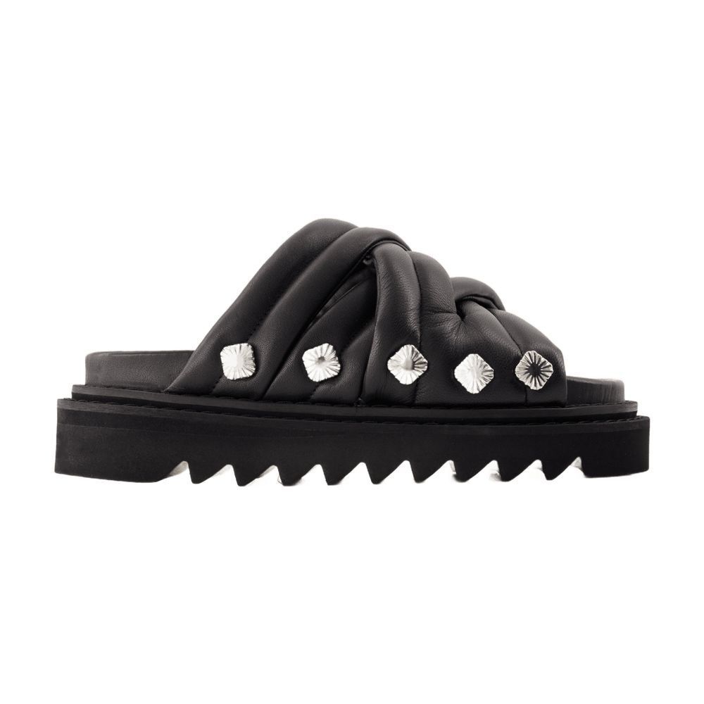 샌들 가죽 블랙 Aj1345 Sandals - Toga Pulla - Leather - Black