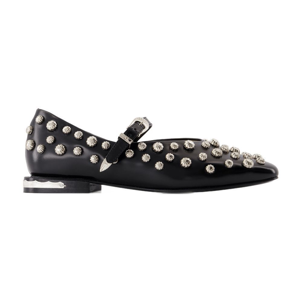발레리나 가죽 블랙 Aj1374 Ballerinas - Toga Pulla - Leather - Black