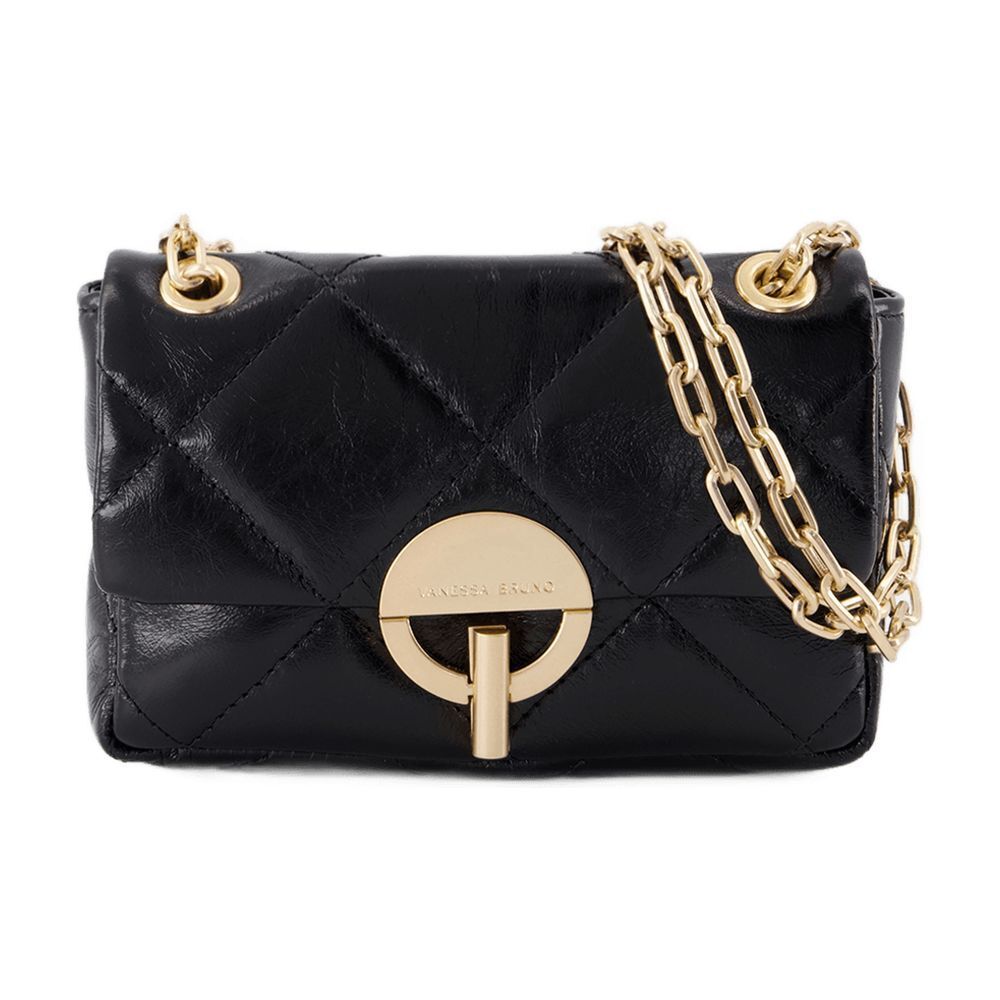 나노 문 바네사 브루노 가죽 블랙 Nano Moon Bag- Vanessa Bruno - Leather - Black