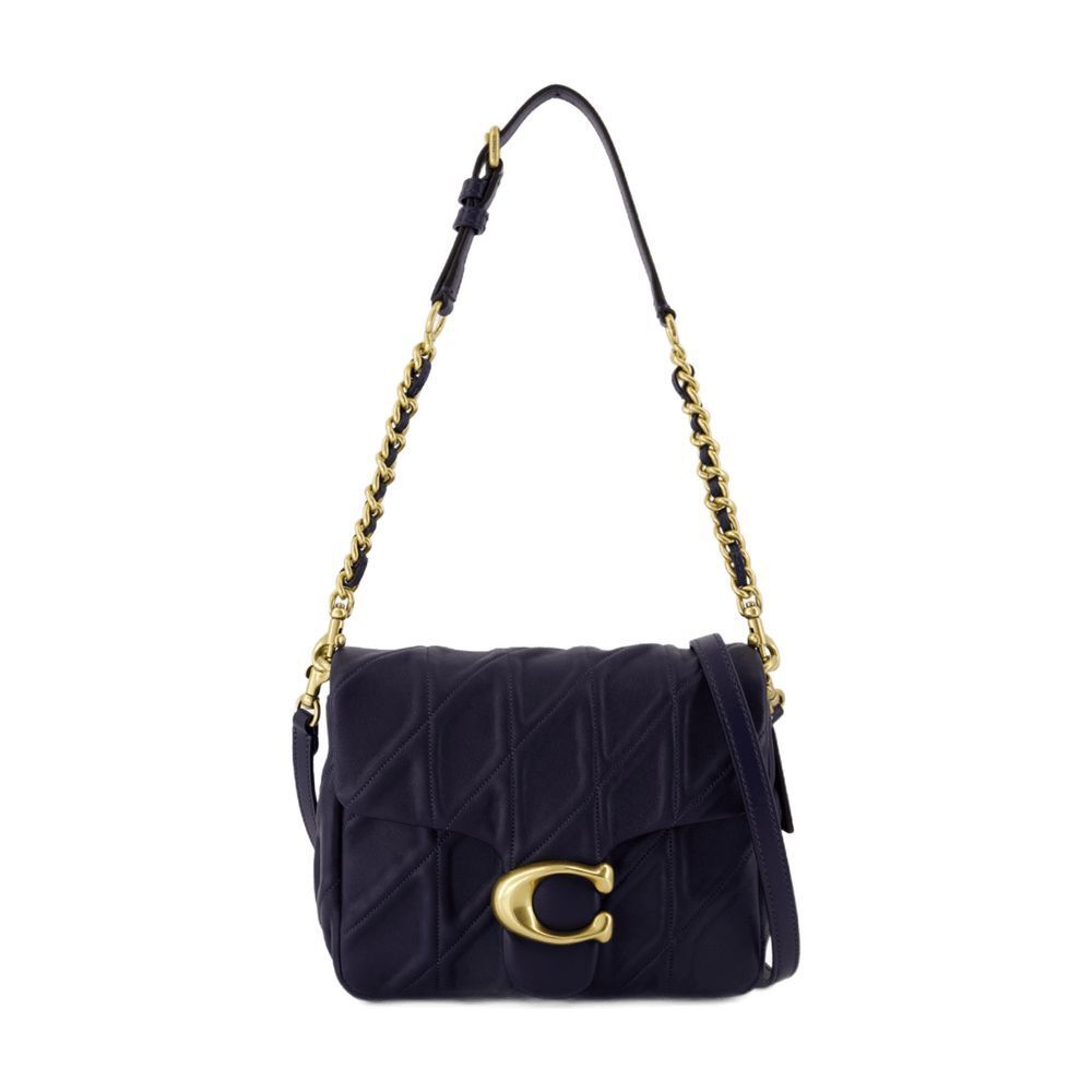 스퀘어 숄더 가방 코치 가죽 블루 Times Square Tabby Shoulder Bag - Coach - Leather - Blue