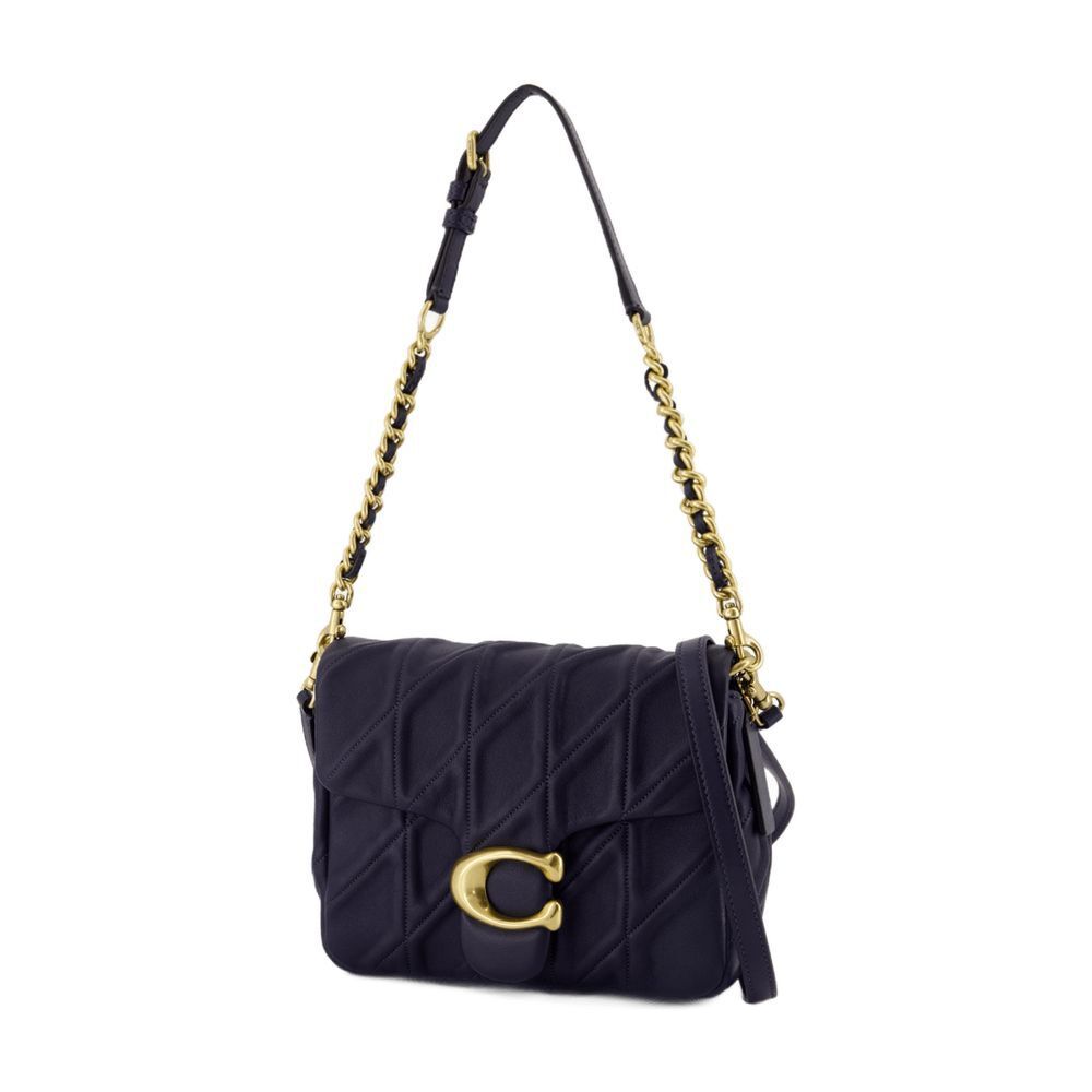 스퀘어 숄더 가방 코치 가죽 블루 Times Square Tabby Shoulder Bag - Coach - Leather - Blue