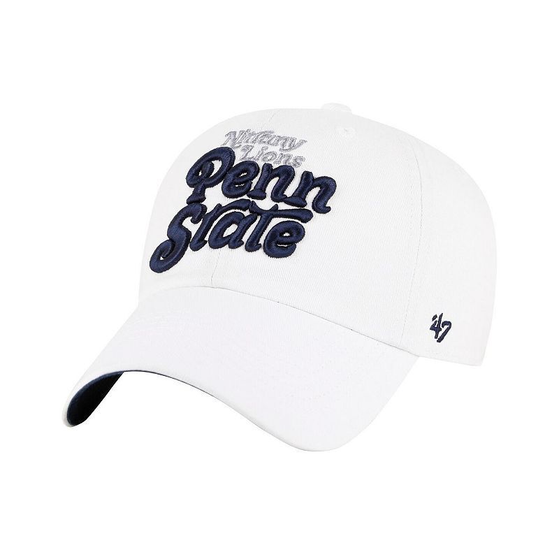 여성 화이트 스테이트 업 조절 가능 모자 Women's White Penn State Nittany Lions Pensacola Clean Up Adjustable Hat 20995976 White