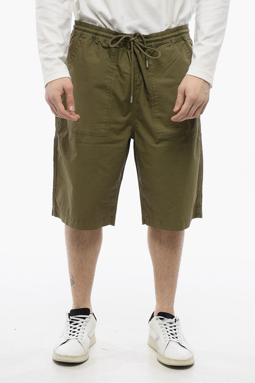 립스탑 소재 바지 Drawstringed Ripstop Shorts 642817