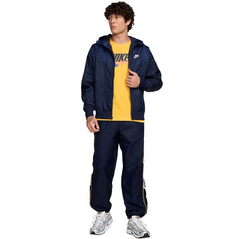 클럽 남성 드로우스트링 우븐 사이드 스트라이프 조거 팬츠 Club Men's Drawstring Woven Side Stripe Jogger Pants 18693249 Obsidn/ptn