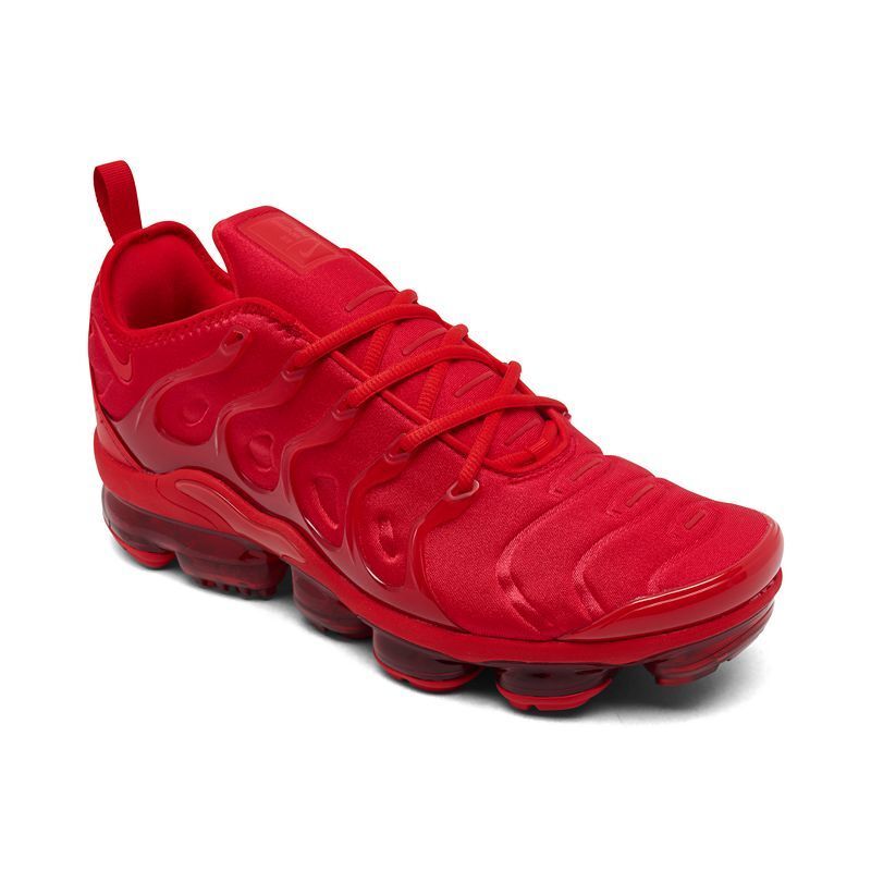 남성 에어 베이퍼맥스 러닝 스니커즈 Men's Air VaporMax Plus Running Sneakers from Finish Line 10530396 Red