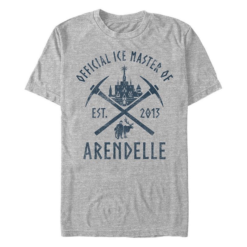 남성 아이스 숏 슬리브 티셔츠 Men's Frozen Camp Arendelle Ice Short Sleeve T-shirt 11605608 Athletic Heather