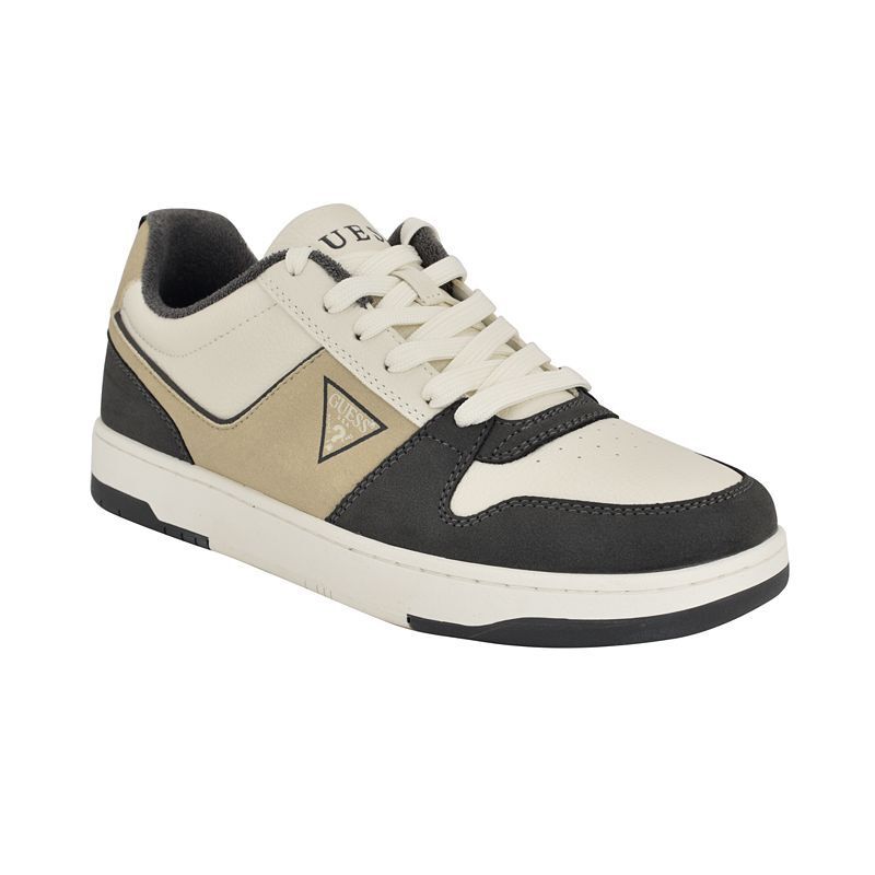 남성 레이스 업 스니커즈 Men's Tryon Branded Lace Up Fashion Sneakers 20486091 Dark Gray, Ivory