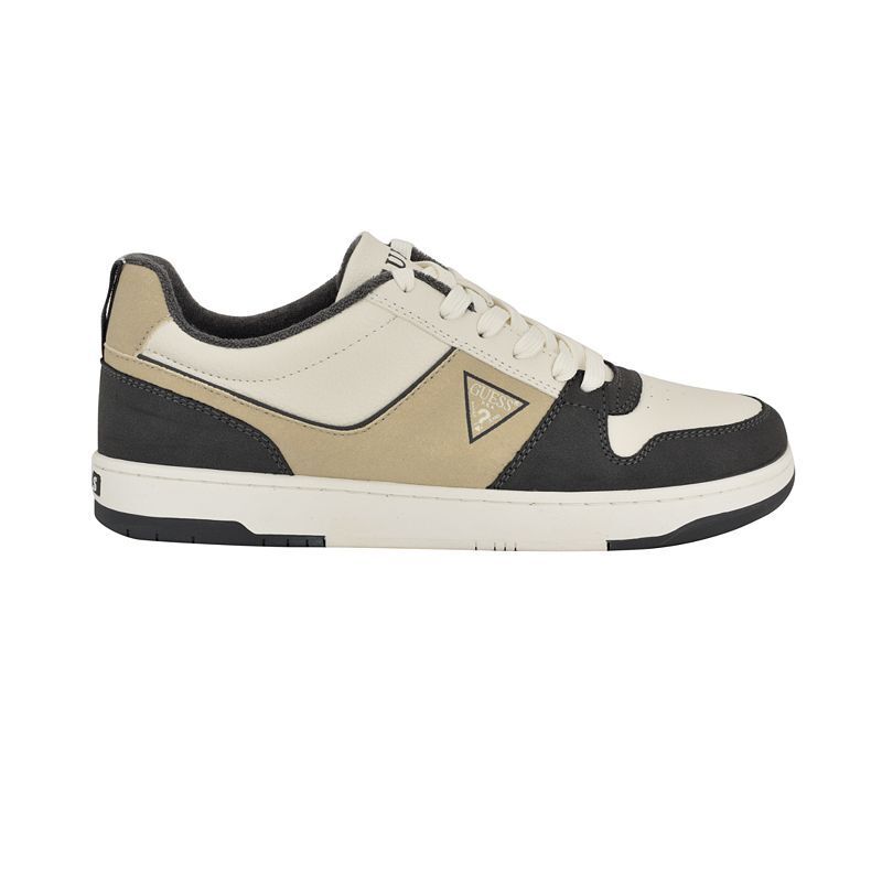 남성 레이스 업 스니커즈 Men's Tryon Branded Lace Up Fashion Sneakers 20486091 Dark Gray, Ivory
