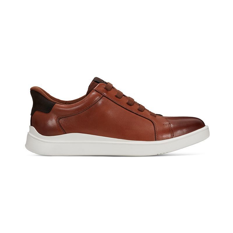 남성 캐주얼 스니커즈 Men's Tynnar Step Activated Casual Sneakers 20746971 Dark natural leather