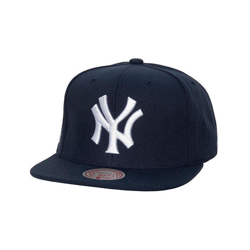 남성 네이비 뉴 욕 컬렉션 스냅백 모자 Men's Navy New York Yankees Cooperstown Collection Evergreen Snapback Hat 16817719 Navy