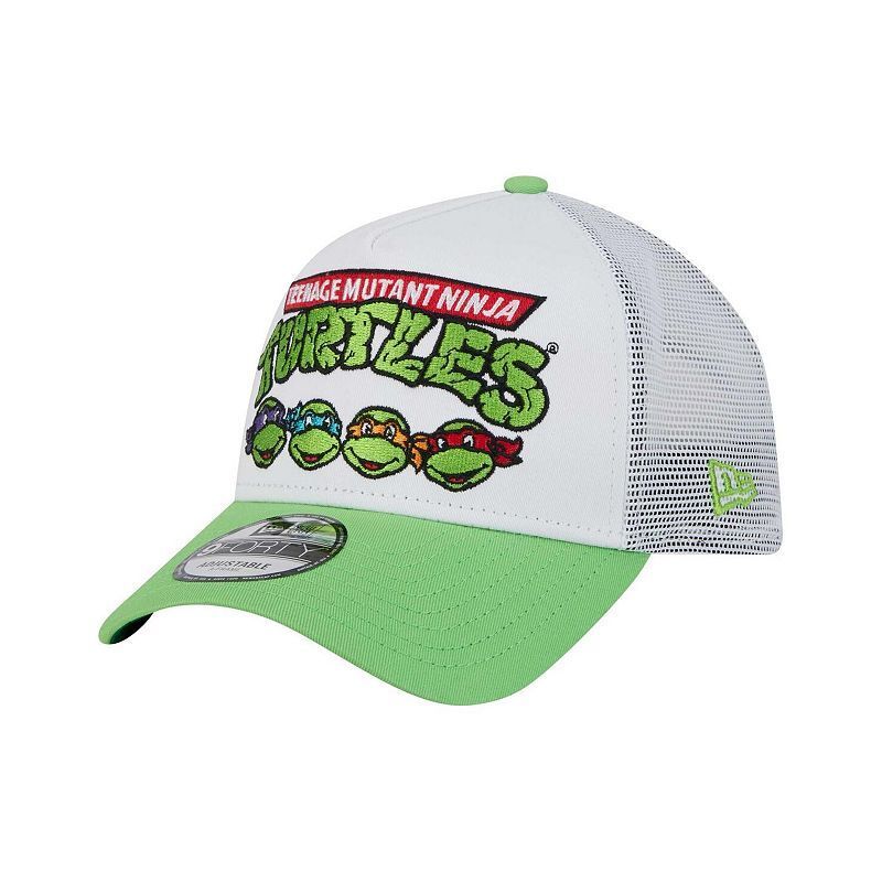 남성 화이트 닌자 조절 가능 모자 Men's White Teenage Mutant Ninja Turtles 9FORTY Adjustable Hat 21063362 White