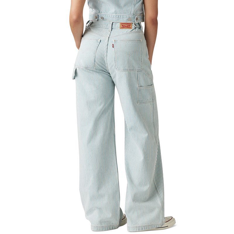 여성 배기 코튼 데님 Women's Cinch Baggy Carpenter Cotton Jeans 20583434 Handy Woman