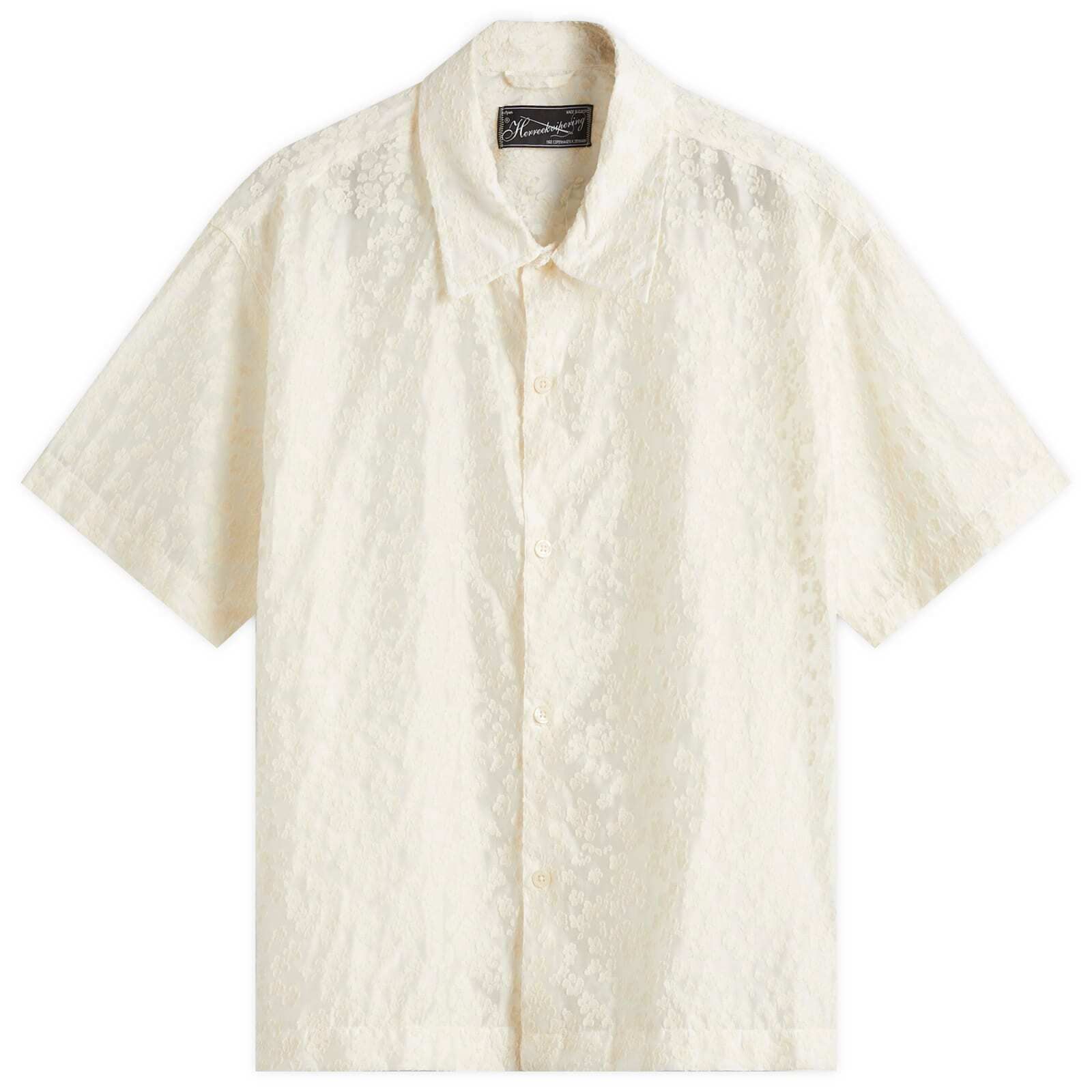 홀리데이 숏 슬리브 셔츠 Holiday Short Sleeve Shirt M125-011 Sheer