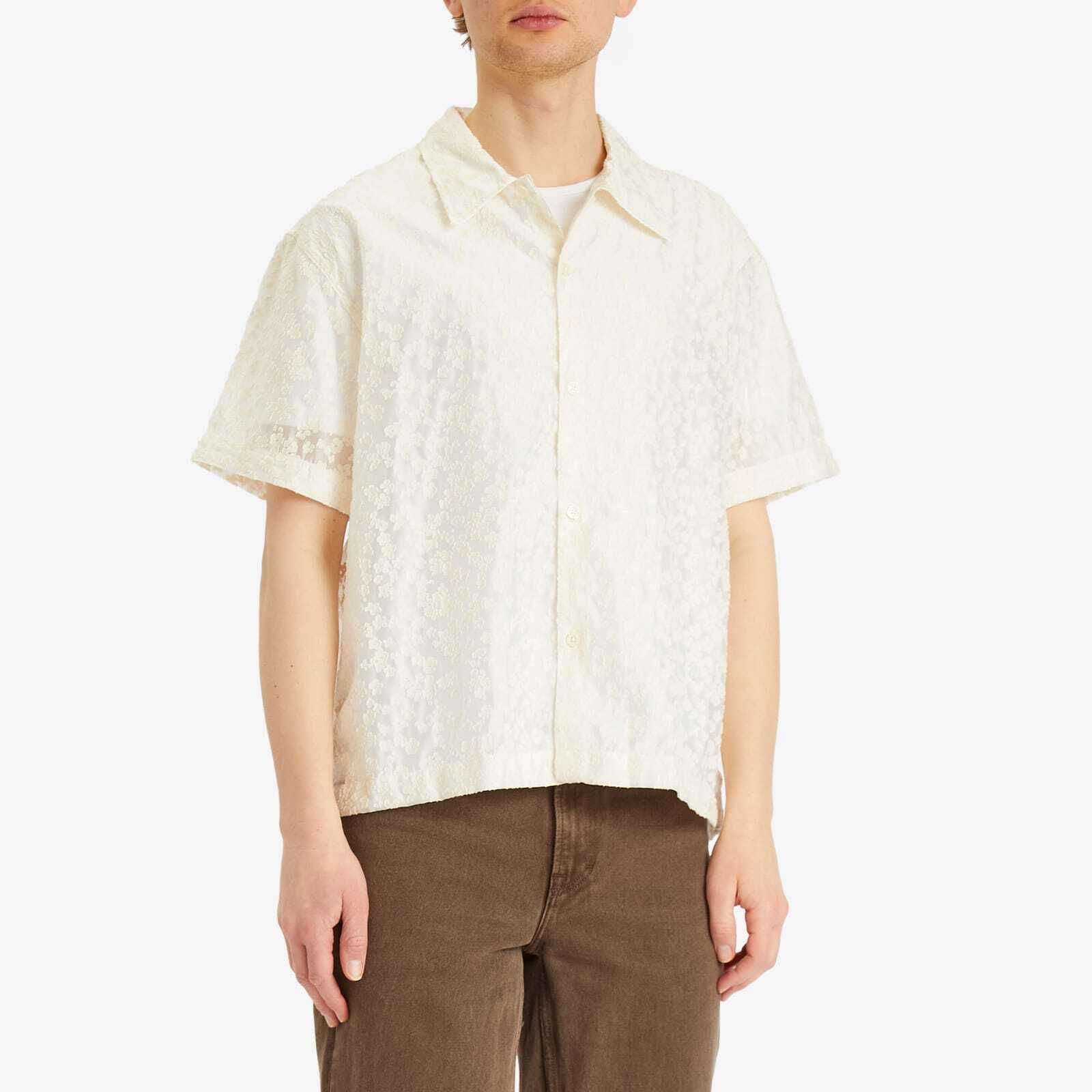 홀리데이 숏 슬리브 셔츠 Holiday Short Sleeve Shirt M125-011 Sheer
