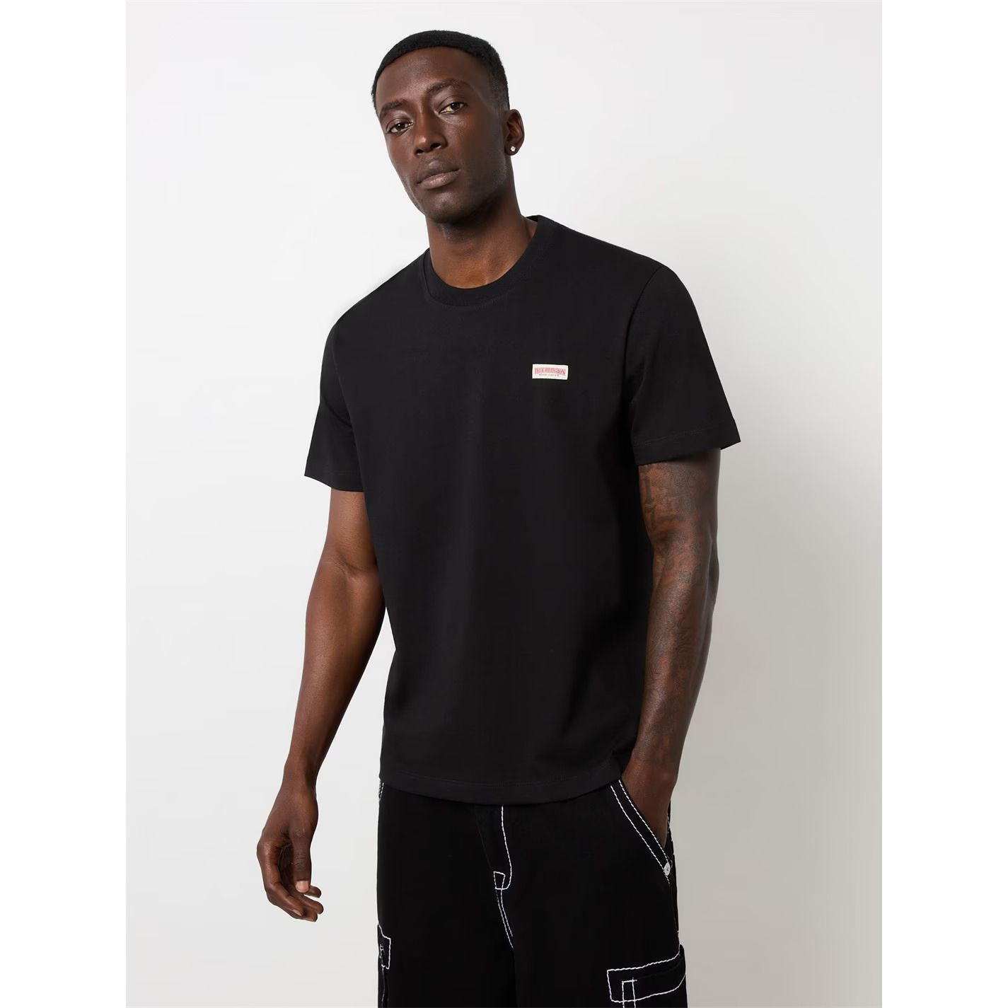라벨 티셔츠 Og Label Tee 583601 Black
