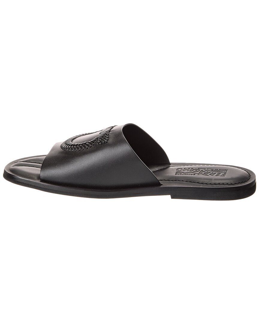 페라가모 가죽 슬리퍼 Ferragamo Lionel Leather Slide 1312223921