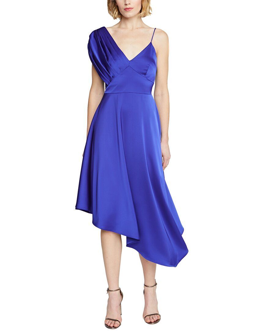 드레스 Theia Elsie Handkerchief Hem Dress 1452209223