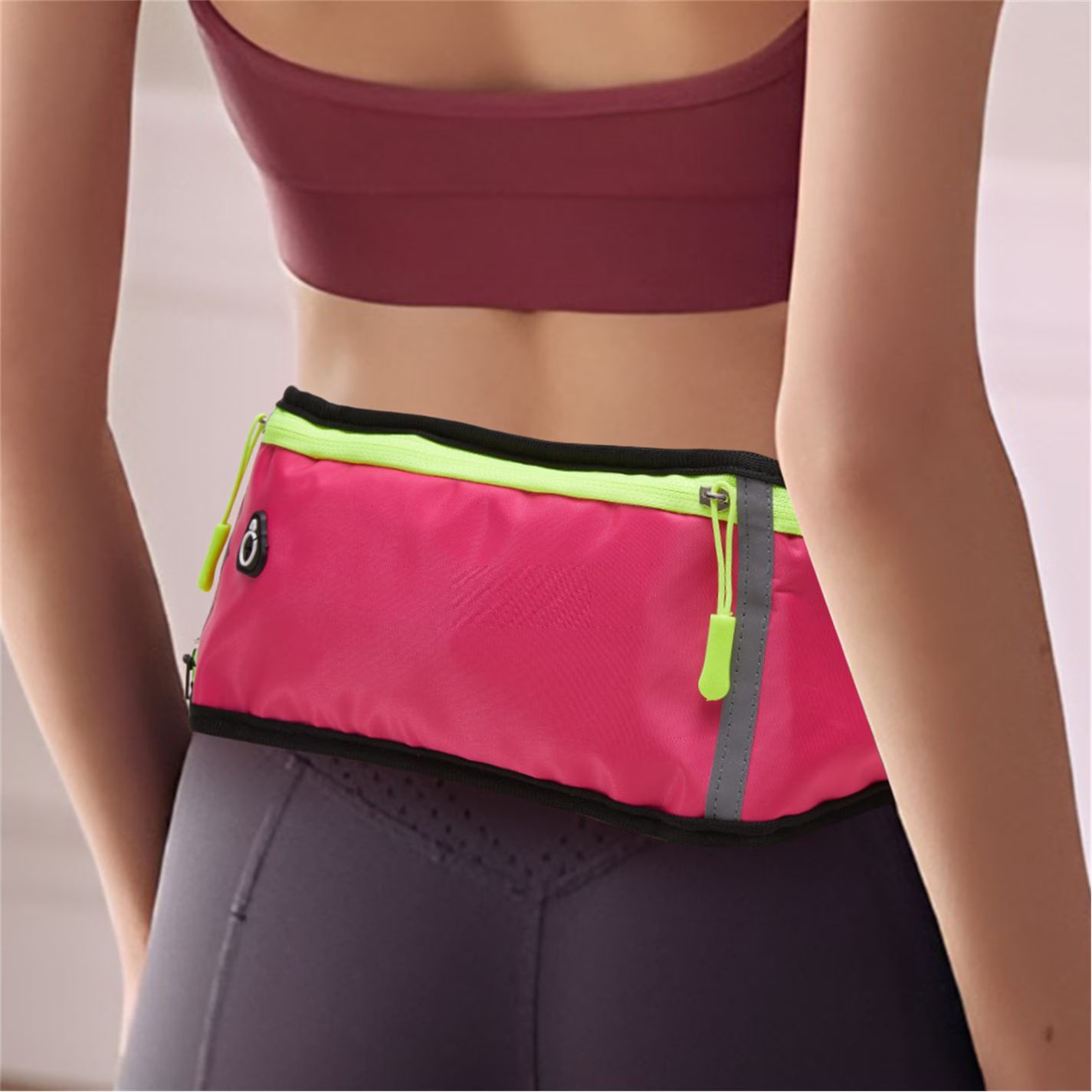 팩 핑크 Lycra Workout Fanny Pack Pink Pink 41861806