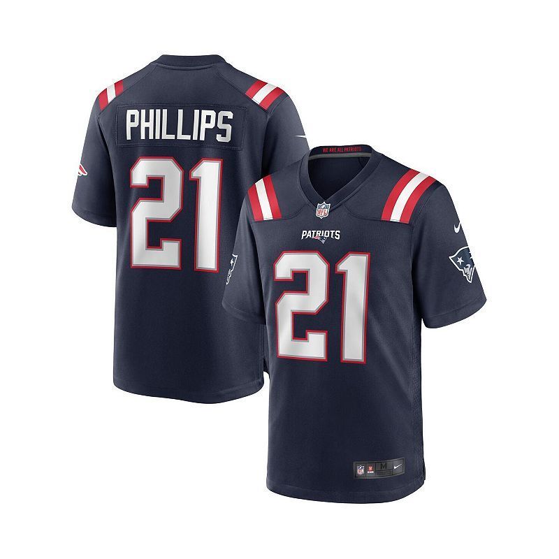 남성 네이비 뉴 저지 Men's Adrian Phillips Navy New England Patriots Game Jersey 16982995 Navy