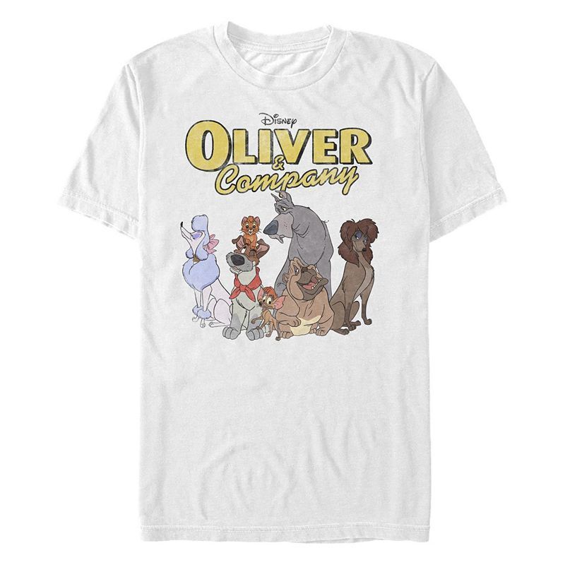 남성 올리버 숏 슬리브 크루넥 티셔츠 Men's Oliver Company Short Sleeve Crew T-shirt 12292231 White