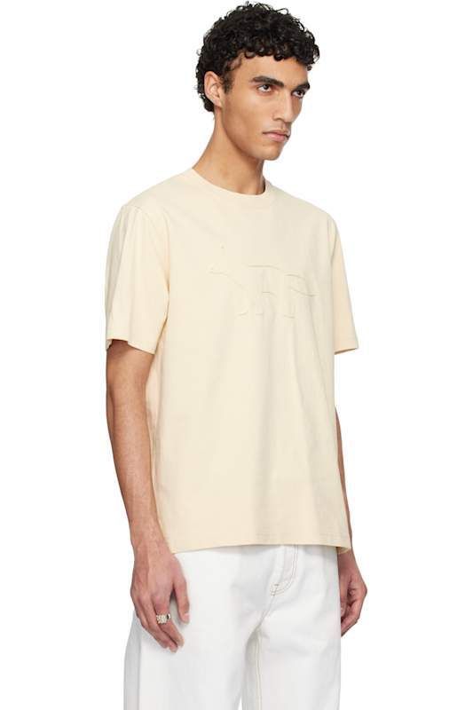 베이지 폭스 컴포트 티셔츠 Beige Crafted Profile Fox Comfort T-shirt 17144891