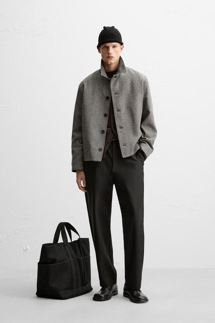 헤링본 오버셔츠 HERRINGBONE OVERSHIRT 415885073