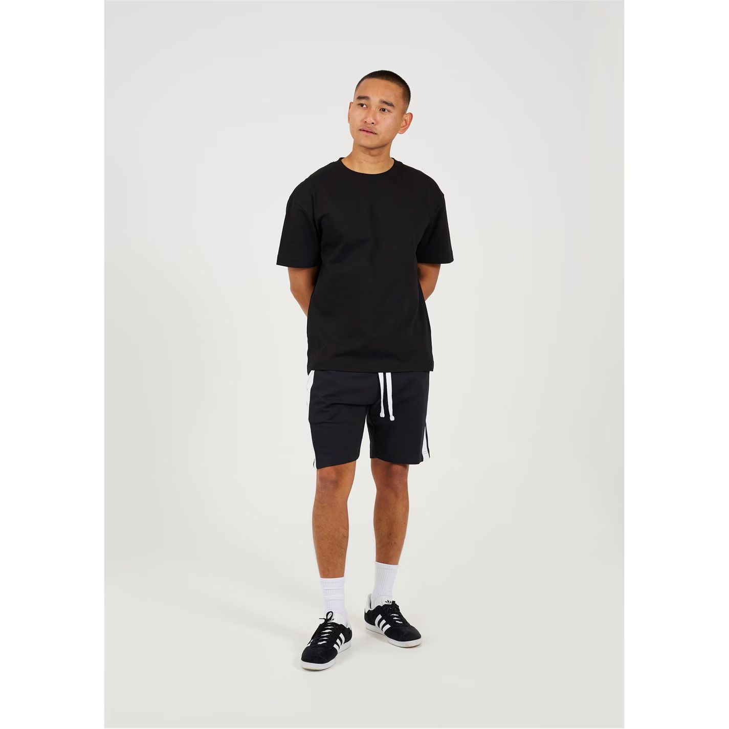 숏 배색 Short with Contrast Waistband Navy/Red/White 43007518