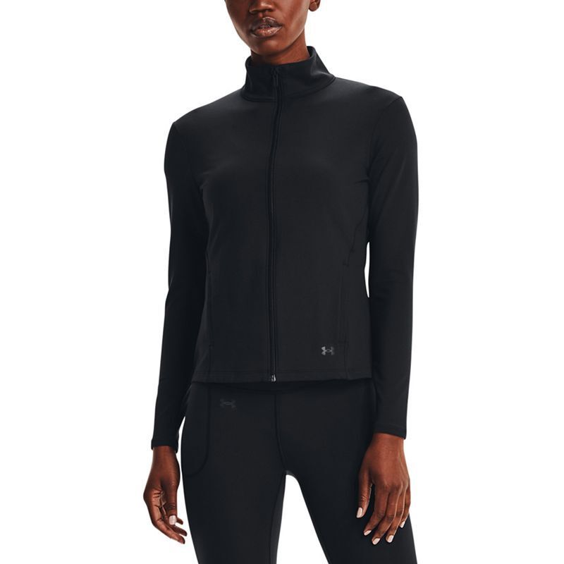 여성 모크넥 자켓 Women's Motion Zippered Mock-Neck Jacket 19932661 Black /  / Jet Gray