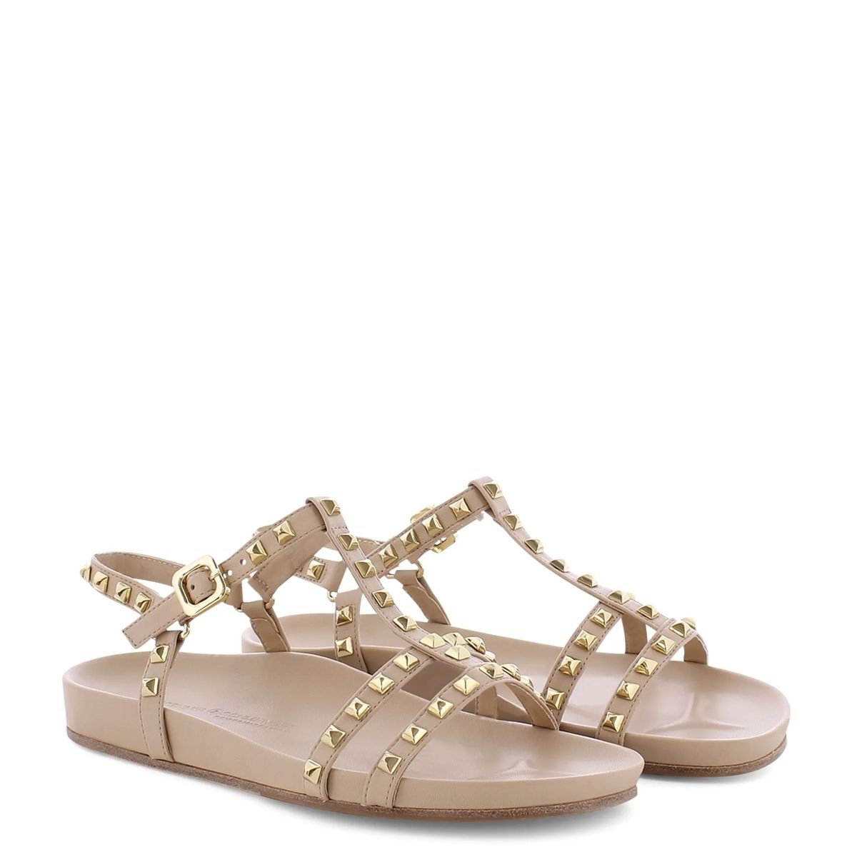 러브 다크 Kennel & Schmenger Love Dark Beige/Gold                        Riemchensandale A0502232