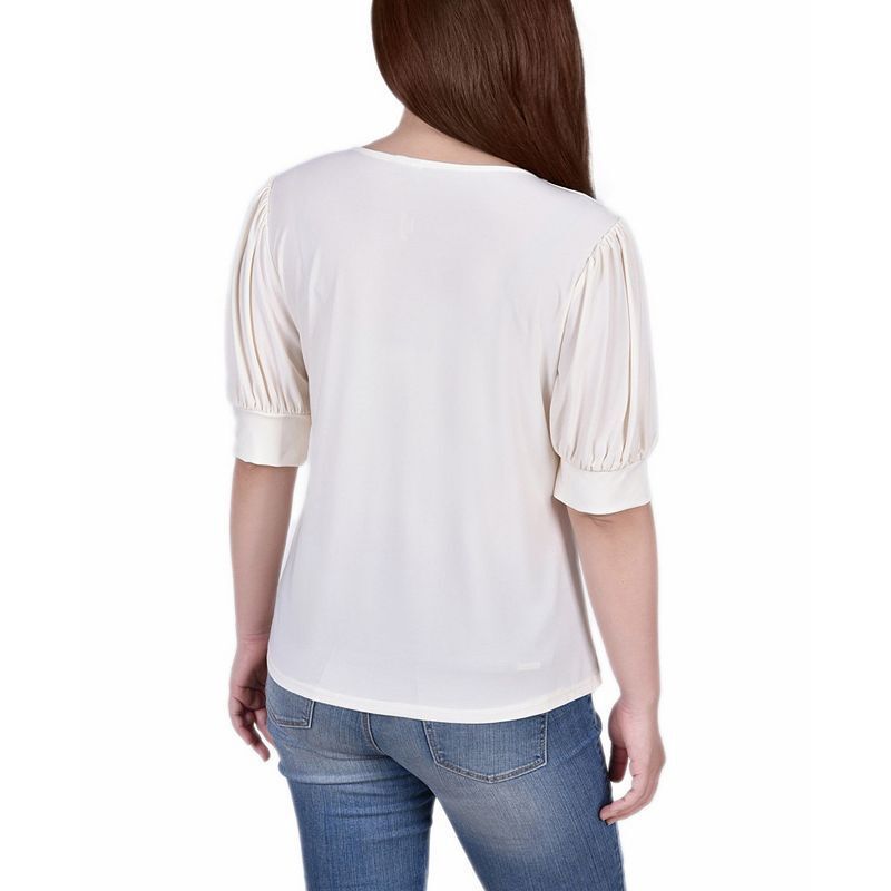 쁘띠 숏 슬리브 벌룬 탑 Petite Short Sleeve Balloon Sleeve Top 12495958 Pristine