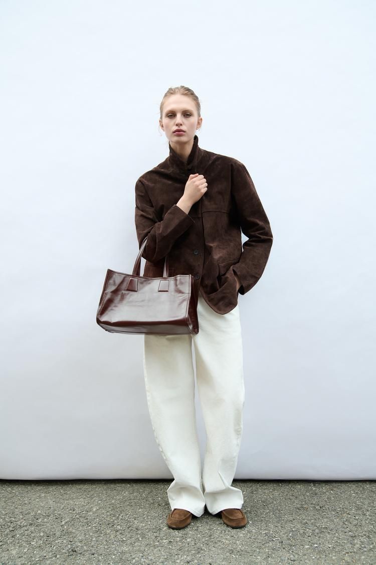 가죽 토트 LEATHER TOTE 424938341