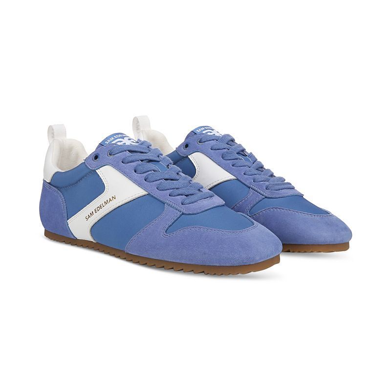 여성 레이스업 스니커즈 Women's Zaria Lace-Up Sneakers 20964849 Blue Breeze Suede Leather