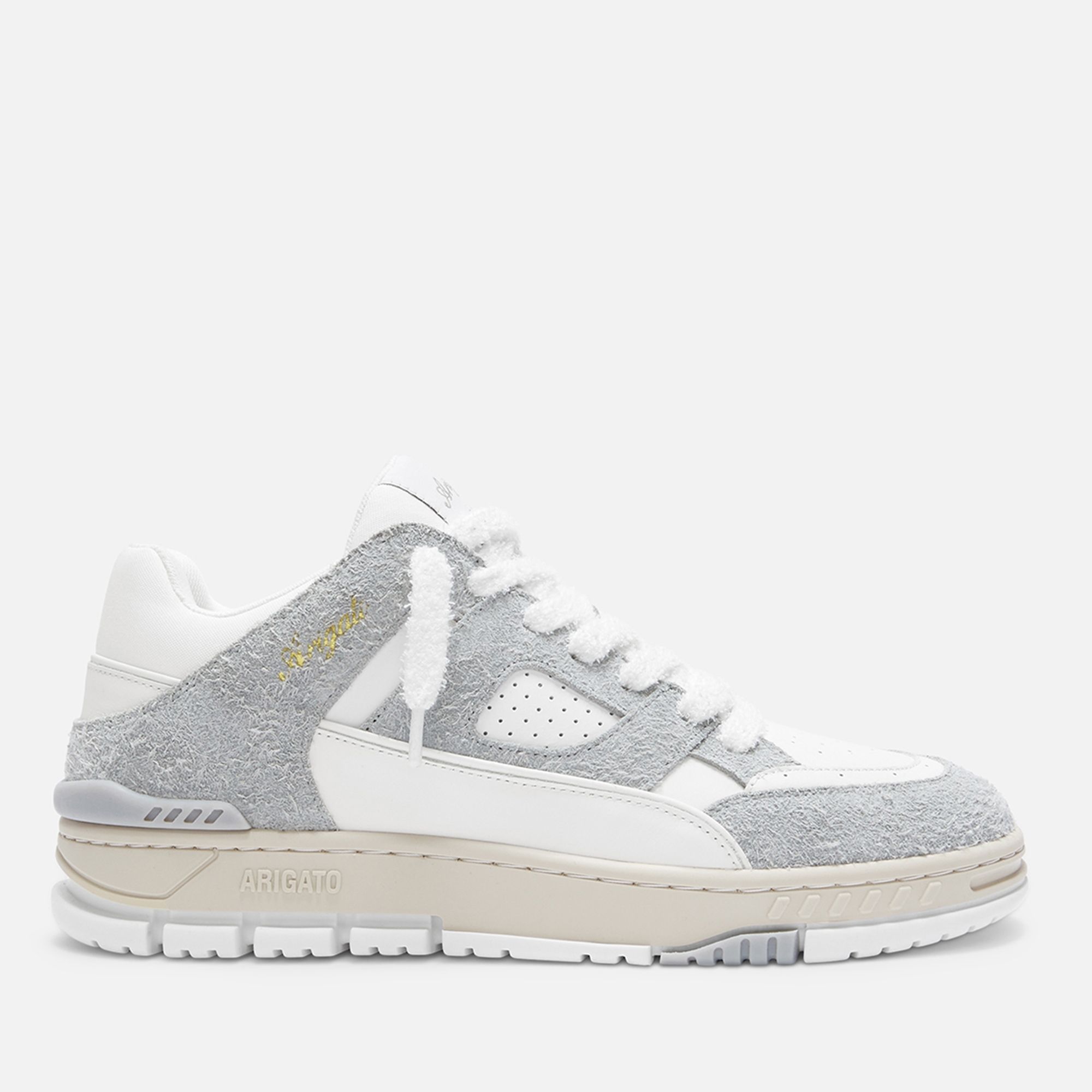남성 플러피 가죽 바스켓 스니커즈 Axel Arigato Men's Area Lo Fluffy Leather Basket Trainers 15849889