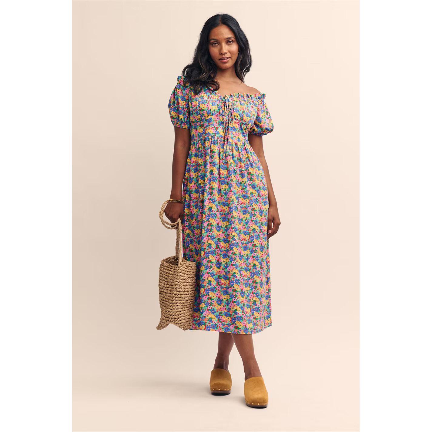 미디 드레스 Nobodys Child Geneve Midi Dress 573707 Leona Floral