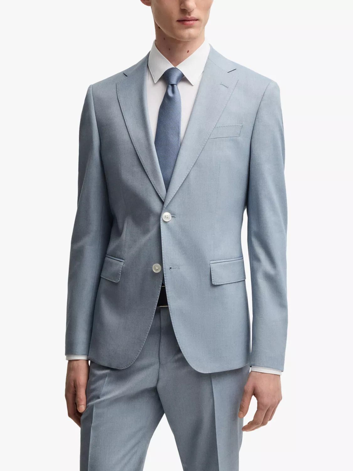 보스 헤리티지 슬림 핏 수트 자켓 라이트 블루 BOSS Heritage Slim Fit Suit Jacket, Light Blue 113172141