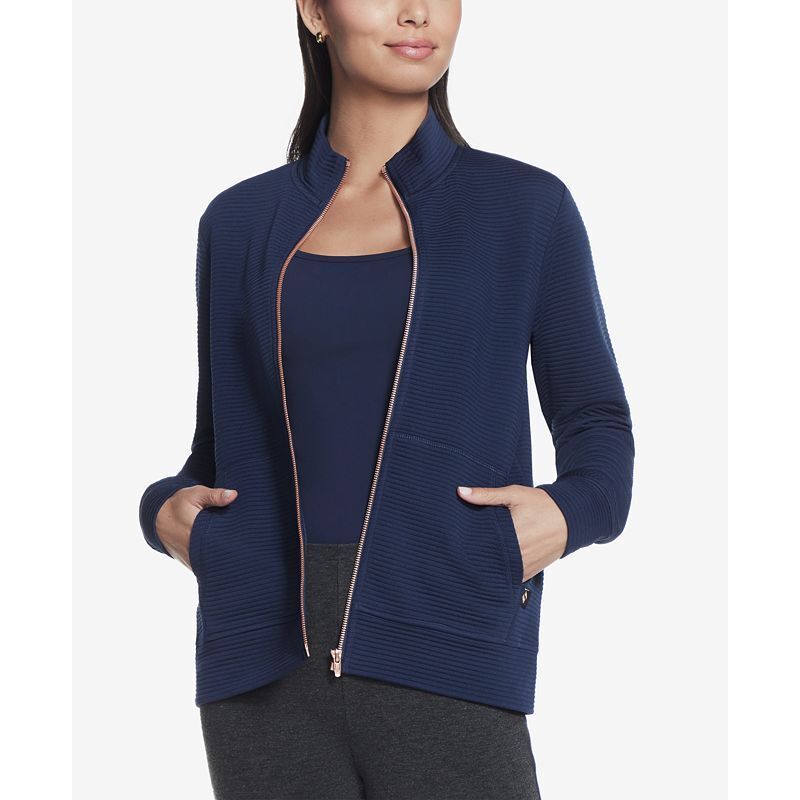 여성 자켓 Women's GoWalk Ribbed Hoodless Jacket  12947734 Blue Iris