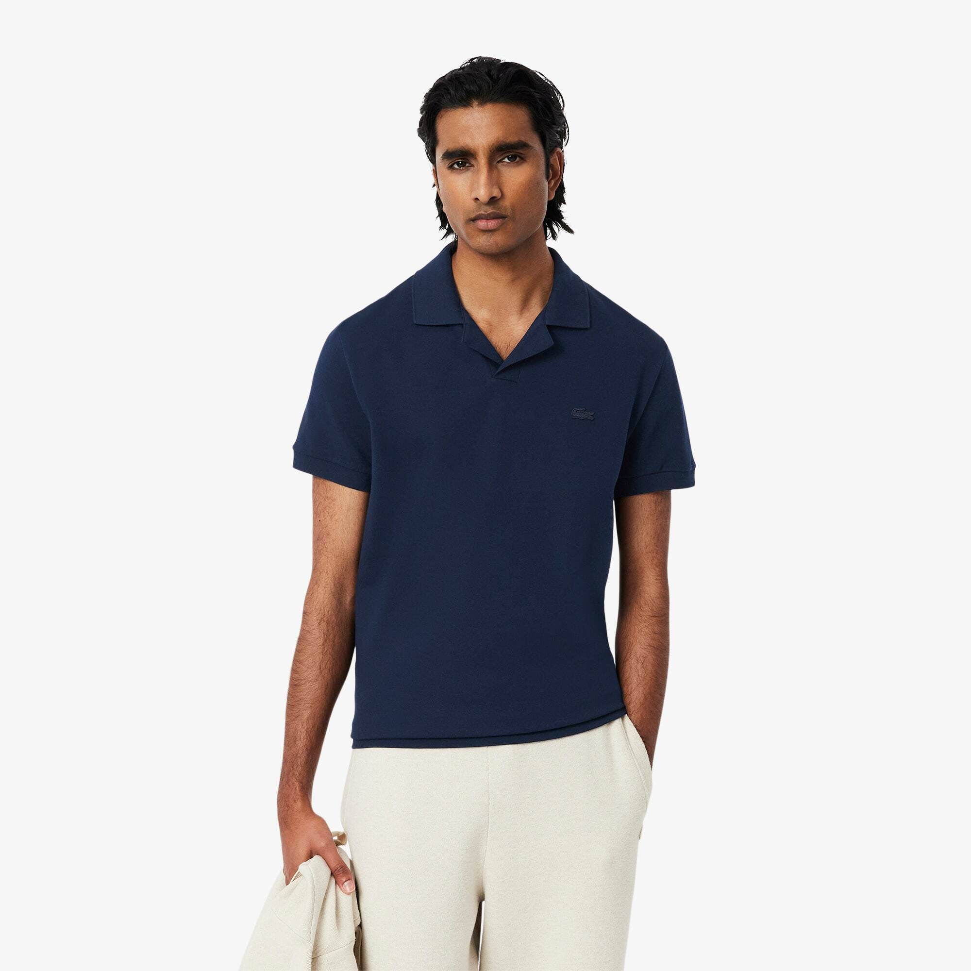 남성 클래식 핏 오픈 넥 파리 폴로 Men's Classic Fit Open Neck Paris Polo PH0084-51-166