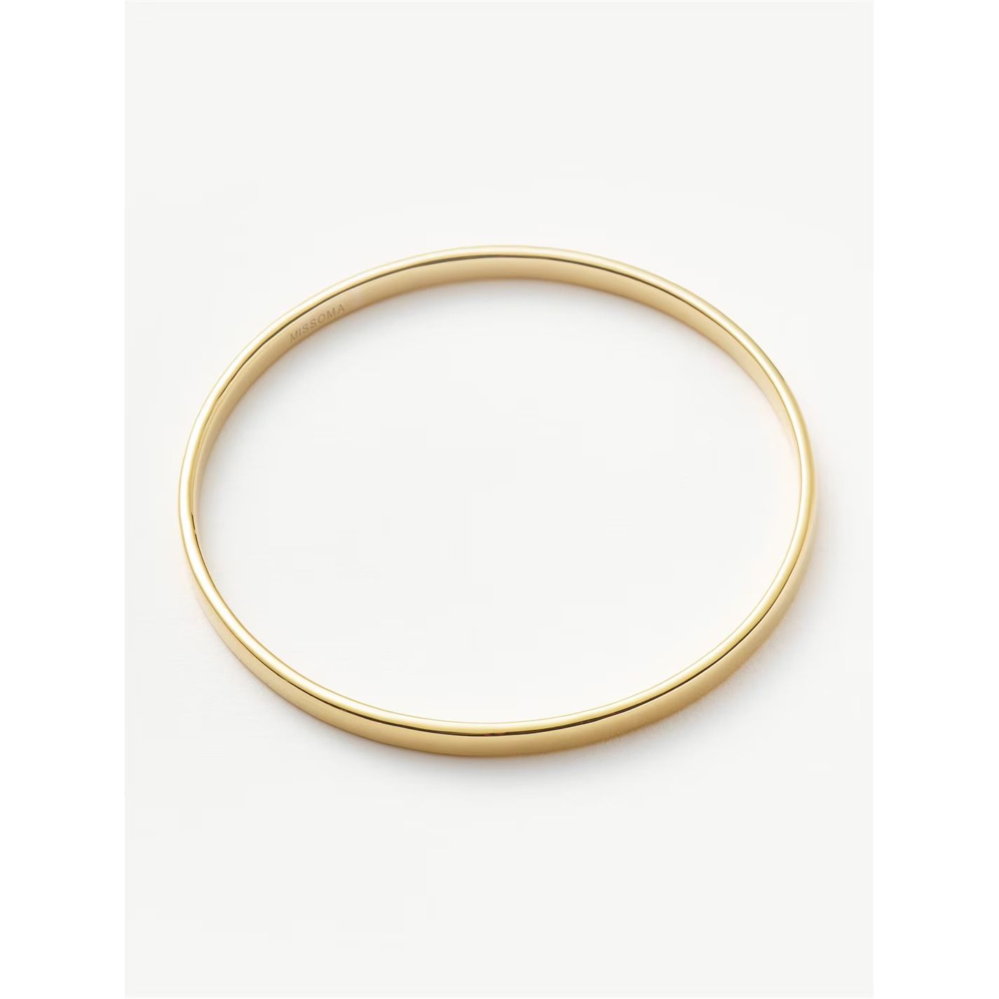 ★MISSOMA★クラシック ラウンド バングル Classic Round Bangle Classic Round Bangle | 18k Gold Plated Bracelets | Missoma