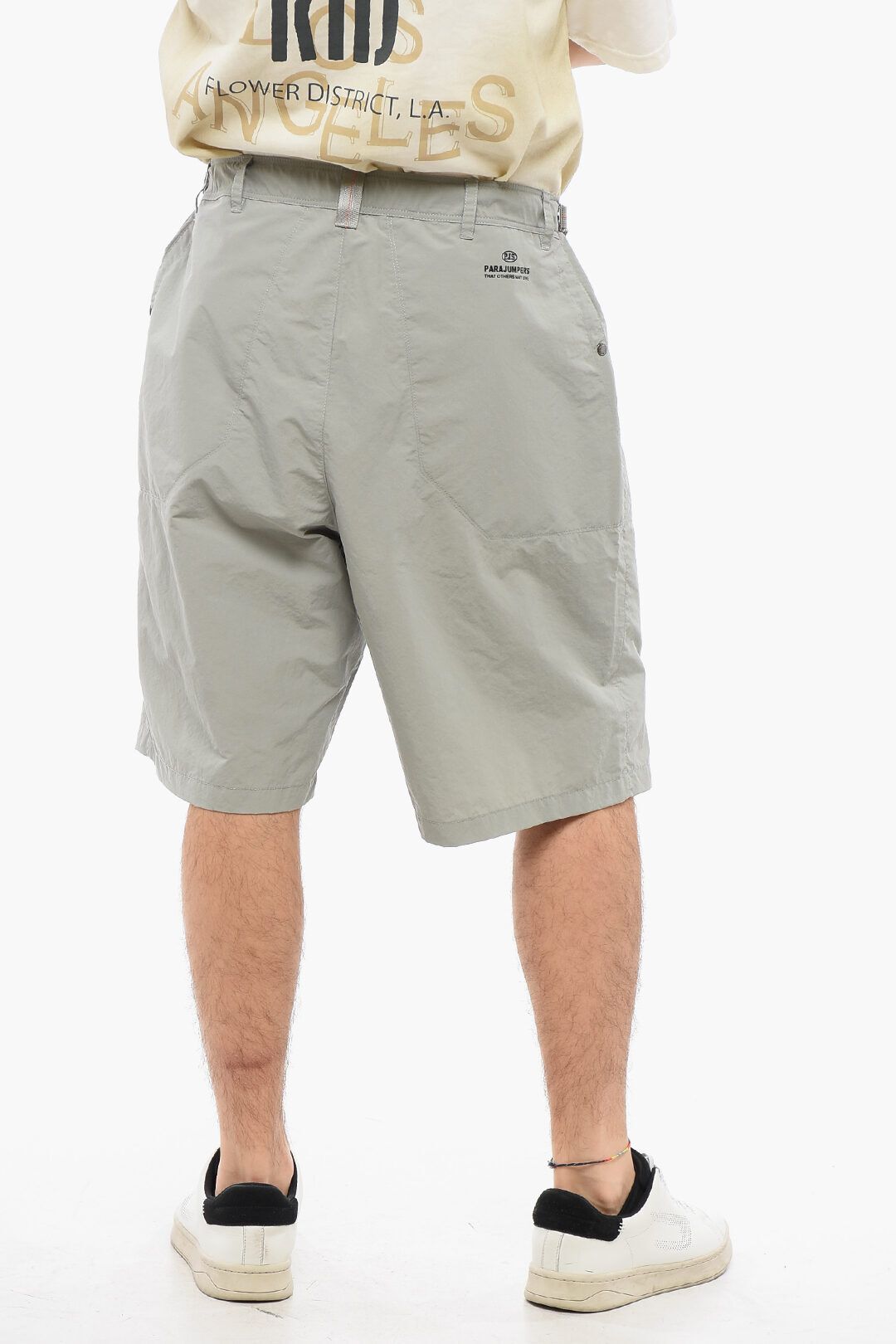 나일론 바지 포켓 Nylon IVAN Shorts with 4 Pockets 650154