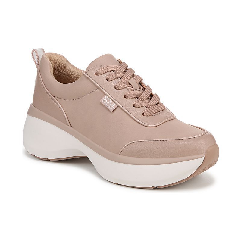 여성 레이스 업 플랫폼 스니커즈 Women's Roquel Lace Up Platform Sneakers 21422505 Vintage Mauve Faux Nubuck
