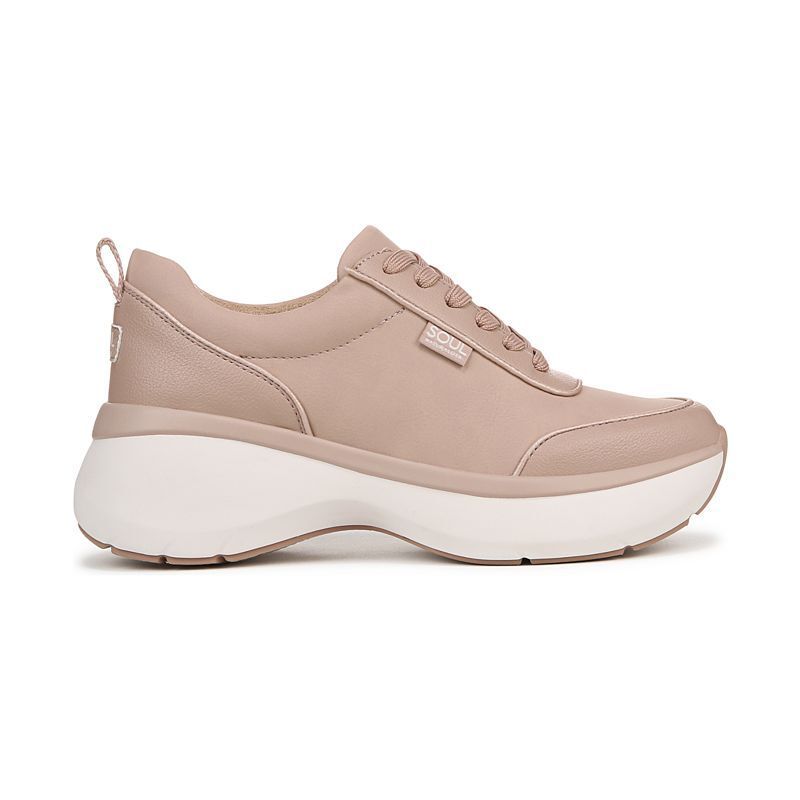 여성 레이스 업 플랫폼 스니커즈 Women's Roquel Lace Up Platform Sneakers 21422505 Vintage Mauve Faux Nubuck